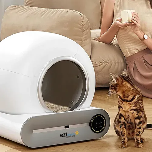 Litière Robot Autonettoyante Connectée - Maison De Toilette Pour Chat Catbot K8i