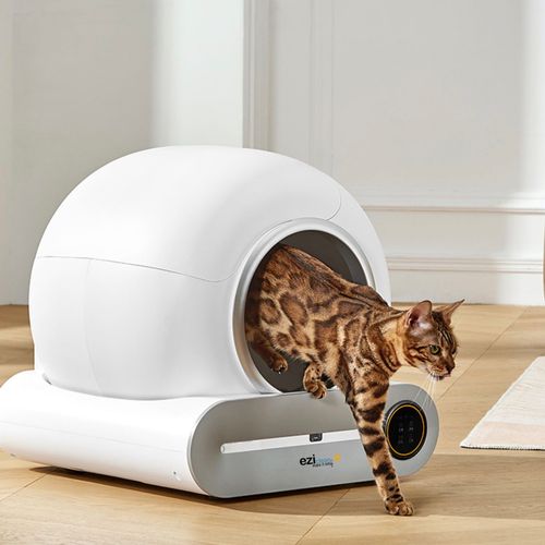 Litière Robot Autonettoyante Connectée - Maison De Toilette Pour Chat Catbot K8i