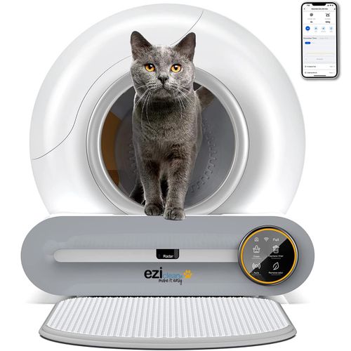 Litière Robot Autonettoyante Connectée - Maison De Toilette Pour Chat Catbot K8i