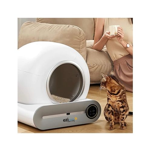 Litière Robot Autonettoyante Connectée - Maison De Toilette Pour Chat Catbot K8i