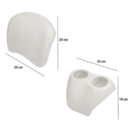 Repose Tête Et Porte Verre Pour Spa Gonflable