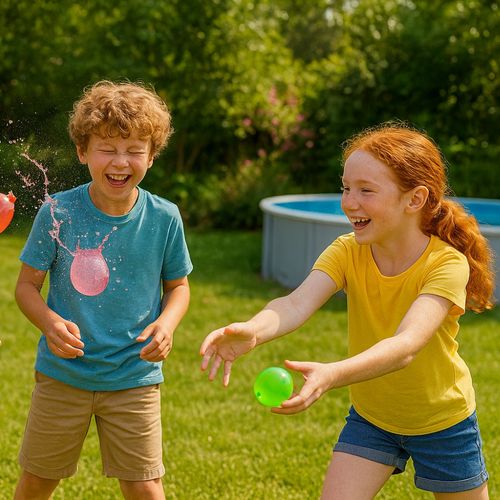 666 Bombes à Eau Colorées Ballons Recharge Automatique - Mega Pack Pour Batailles D'Eau Été Piscine Plage