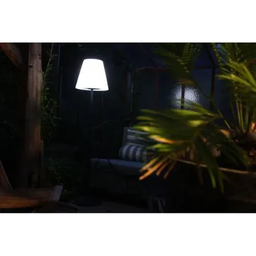 Lampadaire Solaire LED Intégré 1,5 M Blanc Pour Extérieur