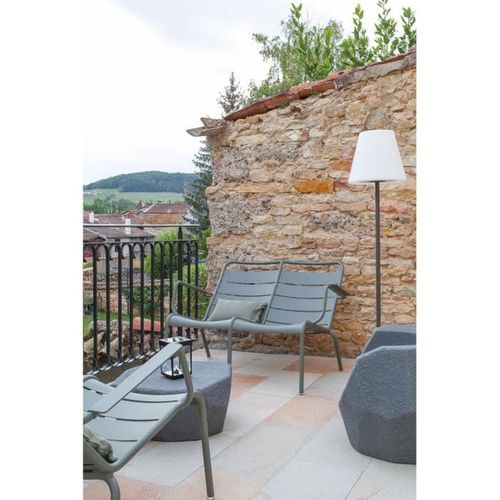Lampadaire Solaire LED Intégré 1,5 M Blanc Pour Extérieur