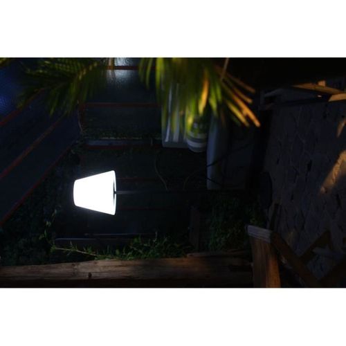 Lampadaire Solaire LED Intégré 1,5 M Blanc Pour Extérieur