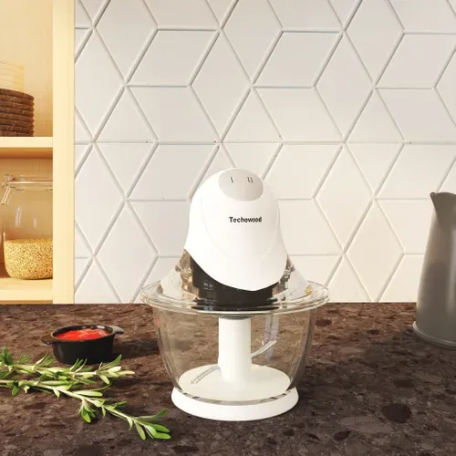 Mini hachoir TECHWOOD THA-82 Blanc vue d'ambiance 1