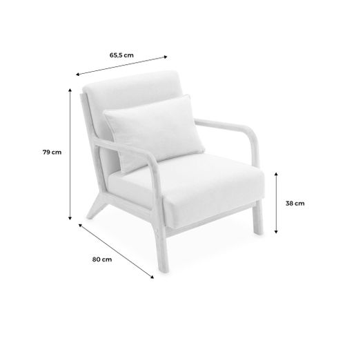 Fauteuil En Velours Bleu Pétrole. Pieds Bois D'hévéa Teinté Noyer Clair. 1 Place Droit Fixe. Pieds