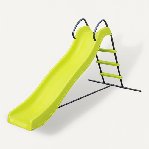 Toboggan - Sirocco Vert - Glissière Double Vague. 175cm De Longueur. Structure De Jardin