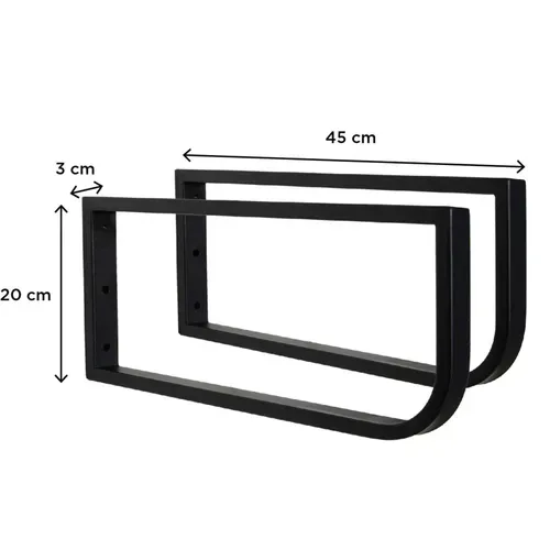 Lot De 2 équerres De Fixation Porte-serviettes Pour Plan De Travail