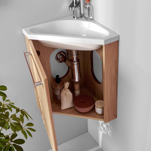 Meuble Lave-mains D'angle Skino