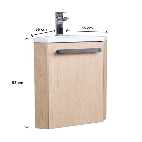 Meuble Lave-mains D'angle Skino