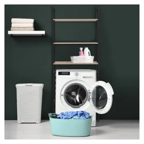 Meuble WC Pont De Rangement Étagère WC Bois Et Métal Sao