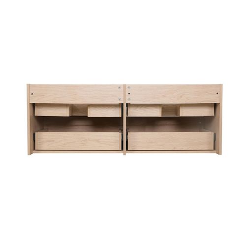 Meuble Double Vasque Sorrento Suspendu Avec Plan Céramique 120cm