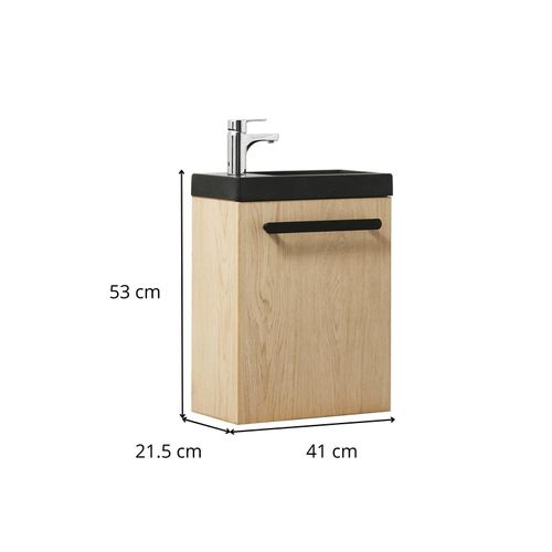 Meuble Lave-mains Suspendu Nevada Avec Poignée Porte Serviette