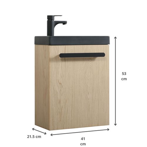 Meuble Lave-mains Suspendu Nevada Avec Poignée Porte Serviette