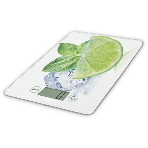 Balance De Cuisine Électronique Fine, Plateau Verre, 5 Kg, Précision 1 G, Citron