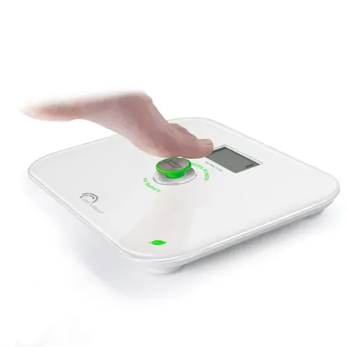 Pèse-personne électronique Sans Pile 180kg/100g Blanc - 8154