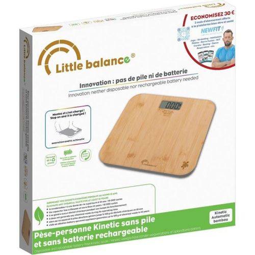 Balance De Salle De Bain Little Balance 8855 Cinétique, LCD, 150 Kg, 50 G