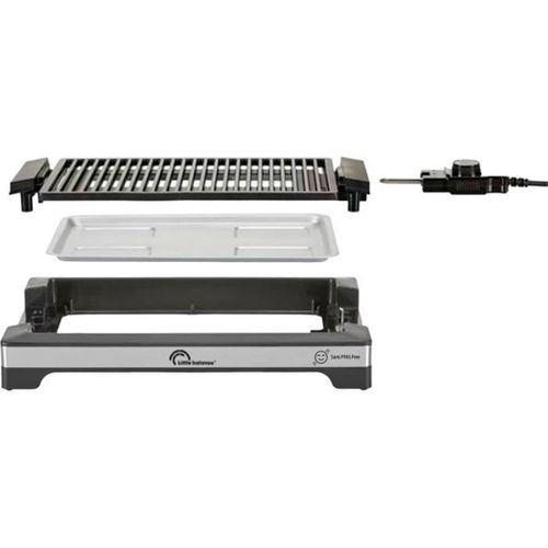 Barbecue Électrique De Table Easy 2000w – Surface 38 X 25 Cm, Inox Micro-céramique