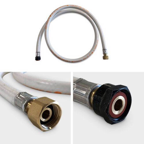 Kit Tuyau Flexible De Gaz 1.5 M À Embouts Mécaniques + Détendeur Propane 37mbar 1.5kg/h – Normes Nf