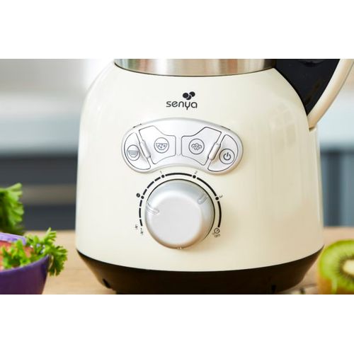 Blender Chauffant Inox Crème Cook et Ice V3 Blender Smoothie 1,5l