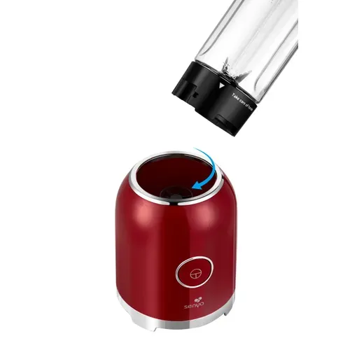 Blender smoothie portable 250W – 6 lames inox – 2 bouteilles (500 ml + 600 ml) – Lave-vaisselle
