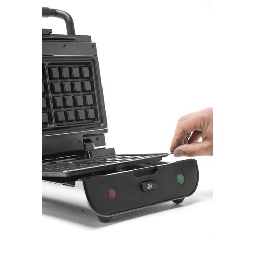 Gaufrier, Appareil À Croques Et Gaufres 2en1 Silver Duo Waffles