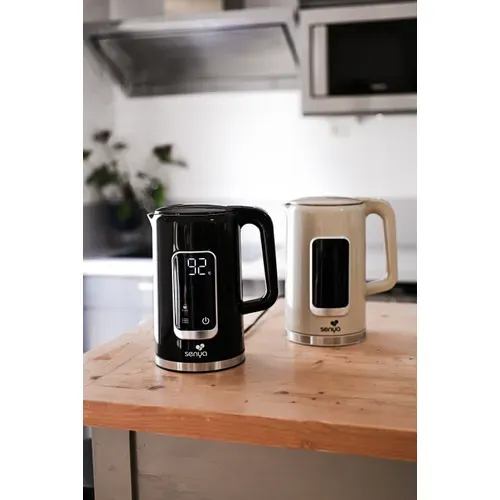 Bouilloire Électrique Programmable Double Paroi Crème Avec 5 Menus Automatiques Sybf-k043c