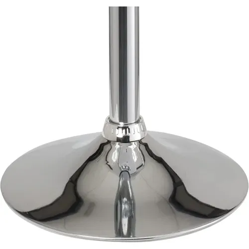 Lot 2 Tabourets De Bar Design Coussin Simili Pivotant Hauteur Réglable Sig (blanc Gris)