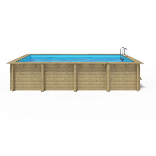 Piscine Rainurée Languette Rect. Elly  Elly 620 X 299 X 131 Cm Bois