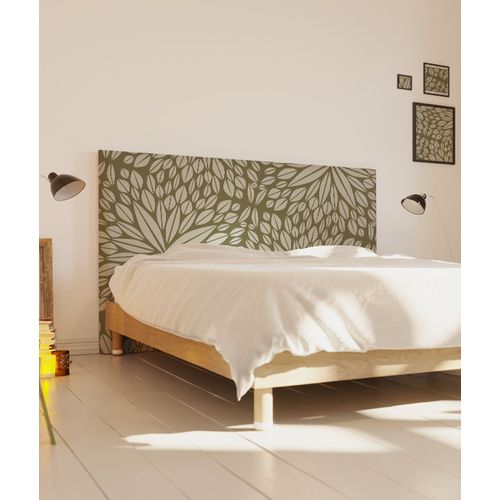 Tête De Lit Déhoussable Aloe 140x110 Cm Coloris Terre