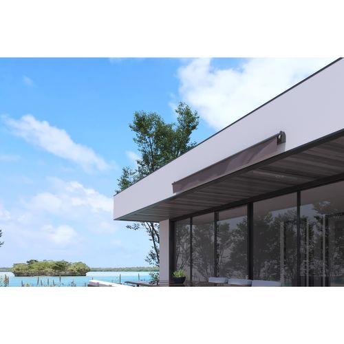 Adro - Store Banne Manuel 3 X 2 M Taupe Polyester