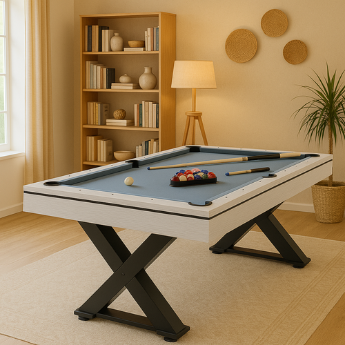 Texas - Table Multi-jeux 3 En 1 Convertible Ping-pong, Billard Et Repas