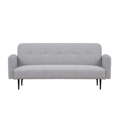 Berne - Canapé Convertible 3 Places En Tissu Gris