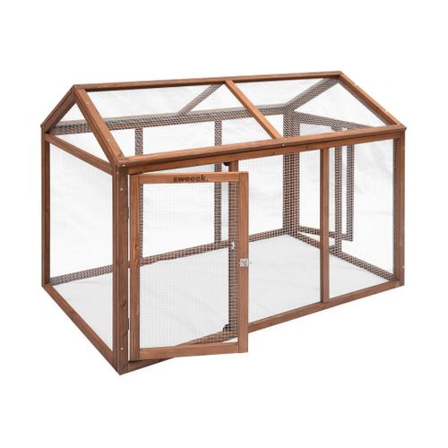 Enclos Pour Poulailler En Bois Chabo. 6 Poules. Parc Grillagé Pour Poules. Extension