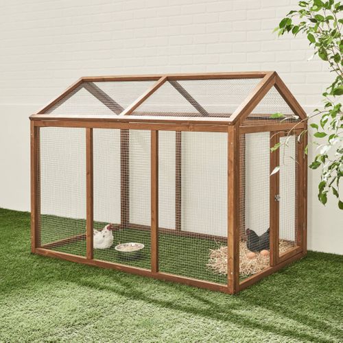 Enclos Pour Poulailler En Bois Chabo. 6 Poules. Parc Grillagé Pour Poules. Extension