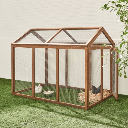 Enclos Pour Poulailler En Bois Chabo. 6 Poules. Parc Grillagé Pour Poules. Extension
