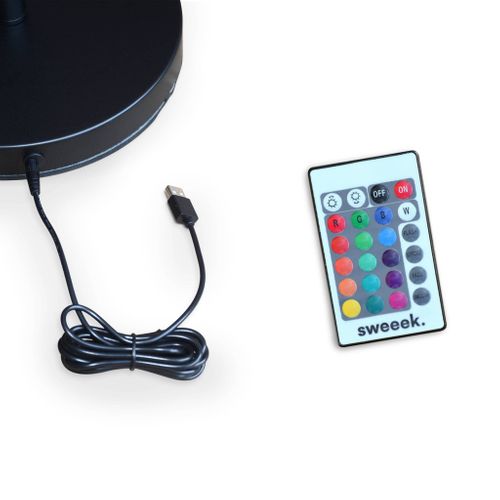Lampadaire Extérieur 150 Cm Lampada XL LED Hybride . Lampe Multicolore Sur Pied. Luminaire Design À