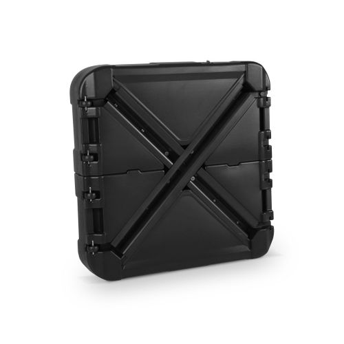 Pied Pour Parasol Déporté Remplissable 100l En Plastique Noir Avec Roulettes - Base à Lester