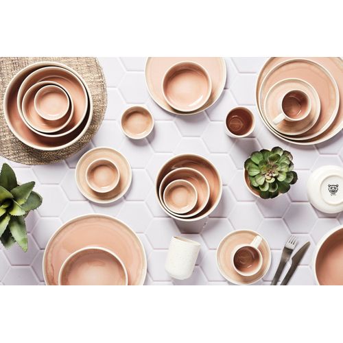 Bol Oxygen D.13cm - 6 Pièces - Rose Poudre