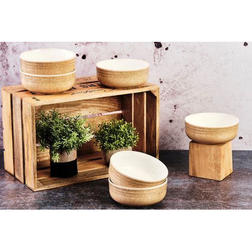 Bol Cosmos D.15,5cm - 6 Pièces - Crème