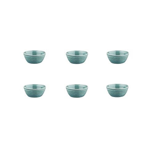 Lot De 6 Bols Magma Björn – Diamètre 18,5 Cm – Cobalt – Grès Céramique – Neuf