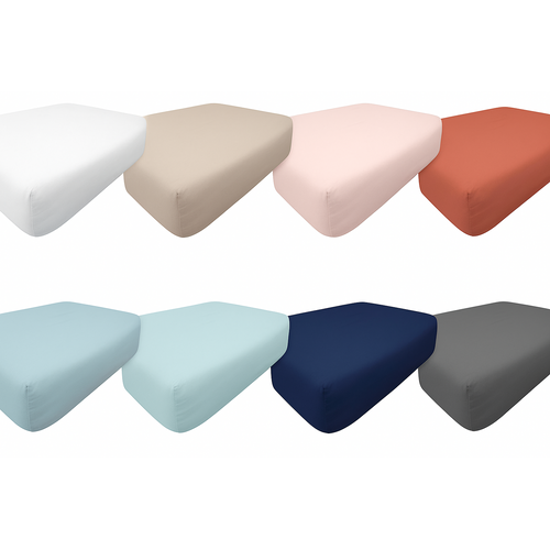 Drap Housse Microfibre Blanc - 140x190cm