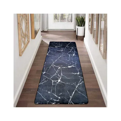 Tapis De Salon Marbre Noir - 120x180cm