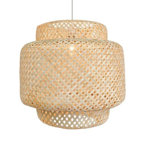 Suspension Nature En Bambou Tressé Delos 40cm