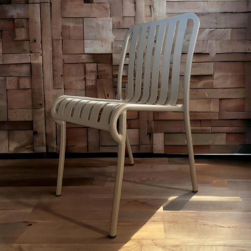 Chaise De Jardin En Aluminium Beige Lou