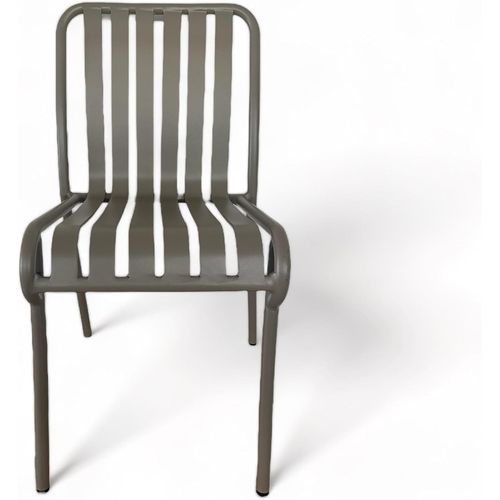 Chaise De Jardin En Aluminium Beige Lou