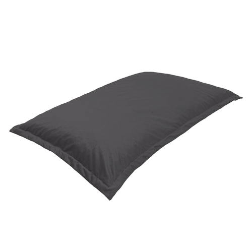 Pouf Intérieur XL - Housse Velours - 150x100cm - Gris