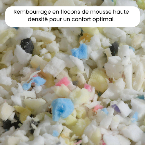 Coussins De Sol Effet Lin 50 X 50 X 18 Cm Lot De 2 - Gris