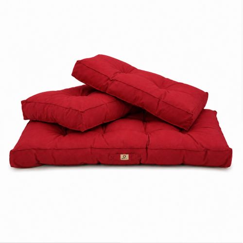 Coussins Pour Salon De Jardin Capitonné 120x60cm Rouge
